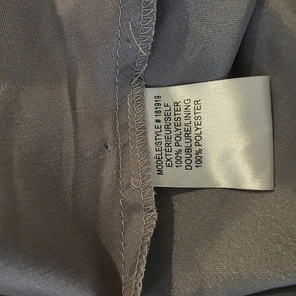 Laura Elegant Gray Strapless Dress - size 6 - Picture 10 of 11